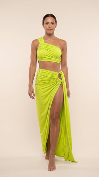 Conjunto Nadia amarillo, vista frontal